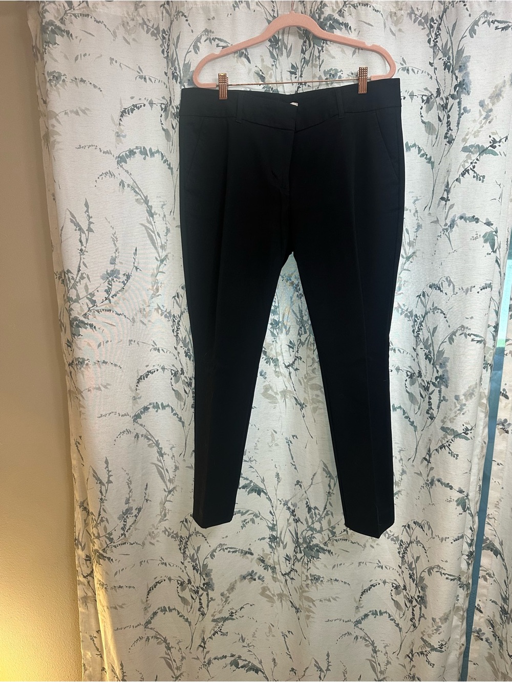 LOFT Black Tailored Ankle Pants